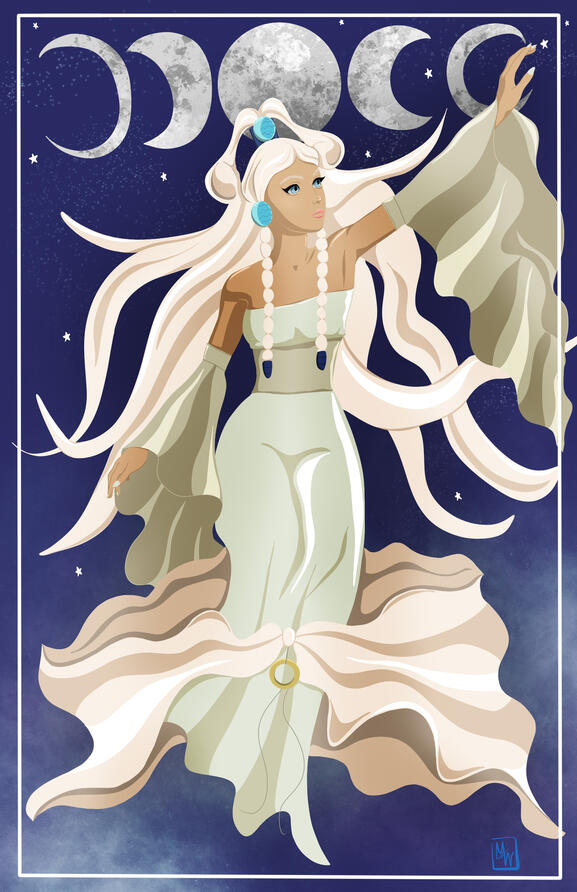 Avatar Princess Yue print