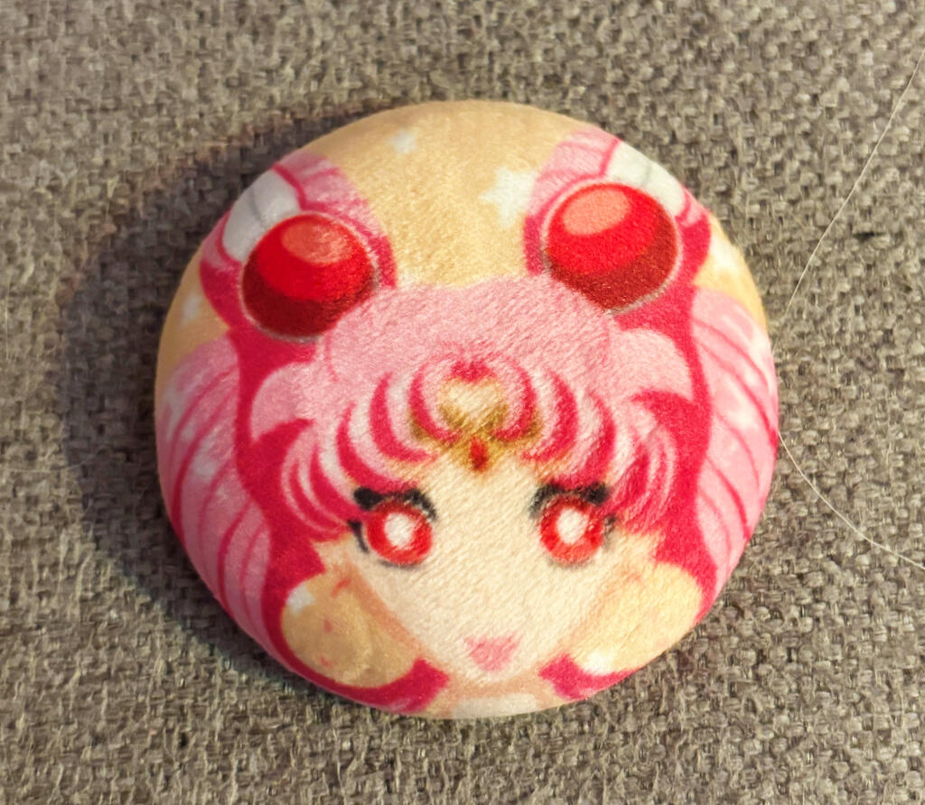 Chibiusa Plush Button