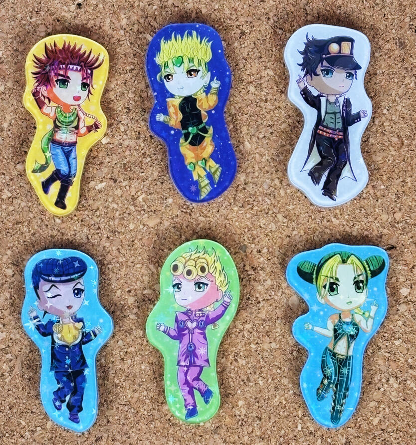JoJos Bizarre Adventure Pins