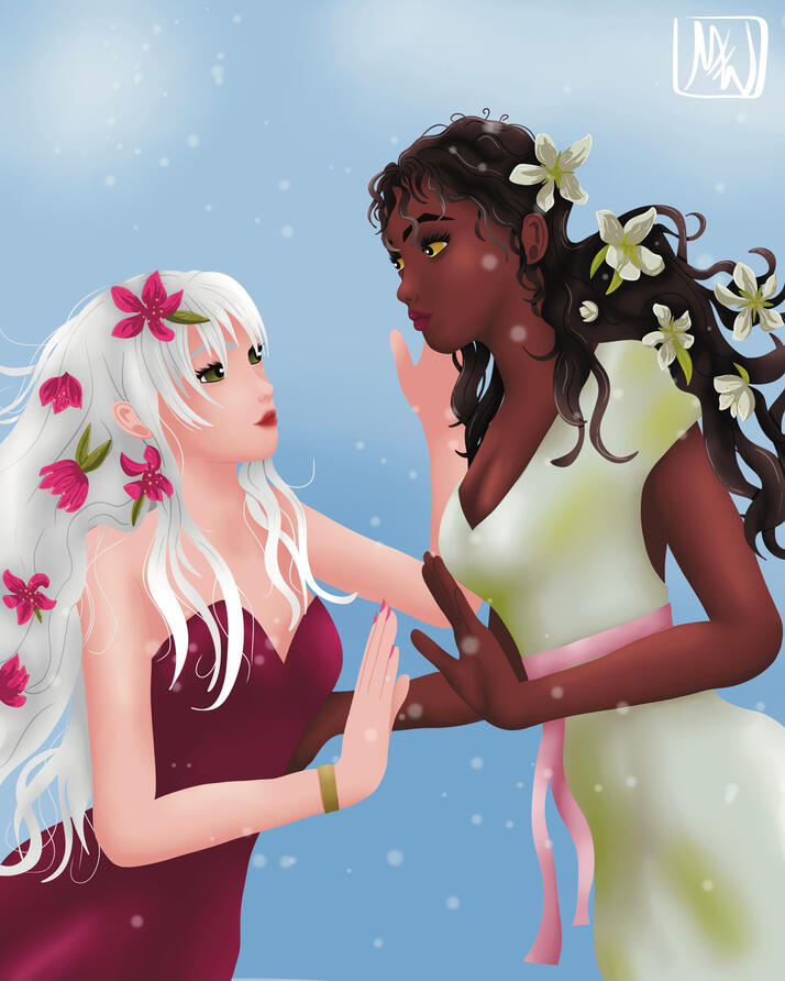 OC Sapphic Floral