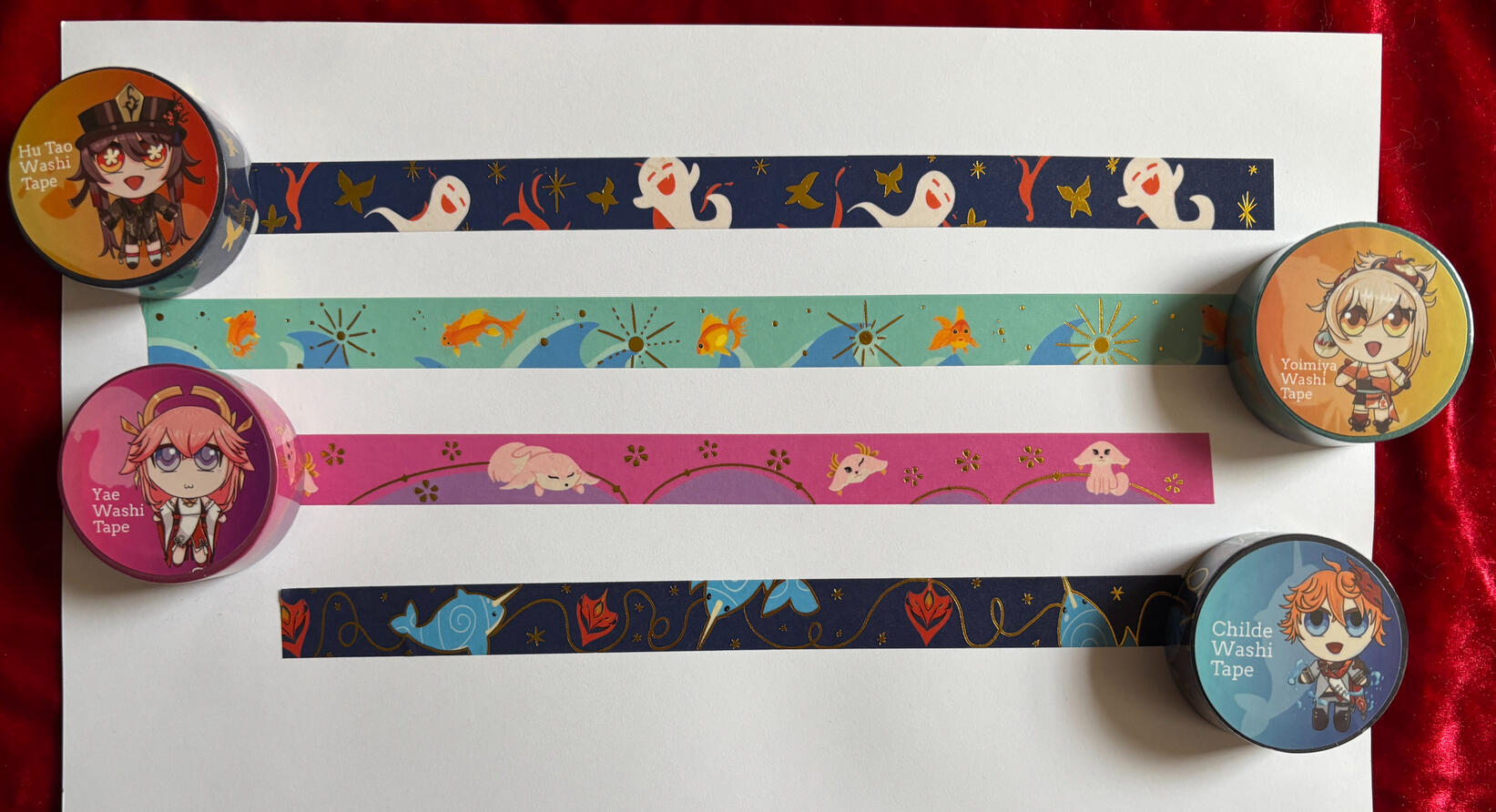 Genshin Impact Washi tape